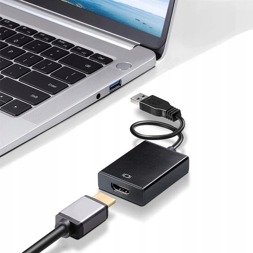 ADAPTER KONWERTER PRZEJŚCIÓWKA USB do HDMI FULL HD Marka TX1