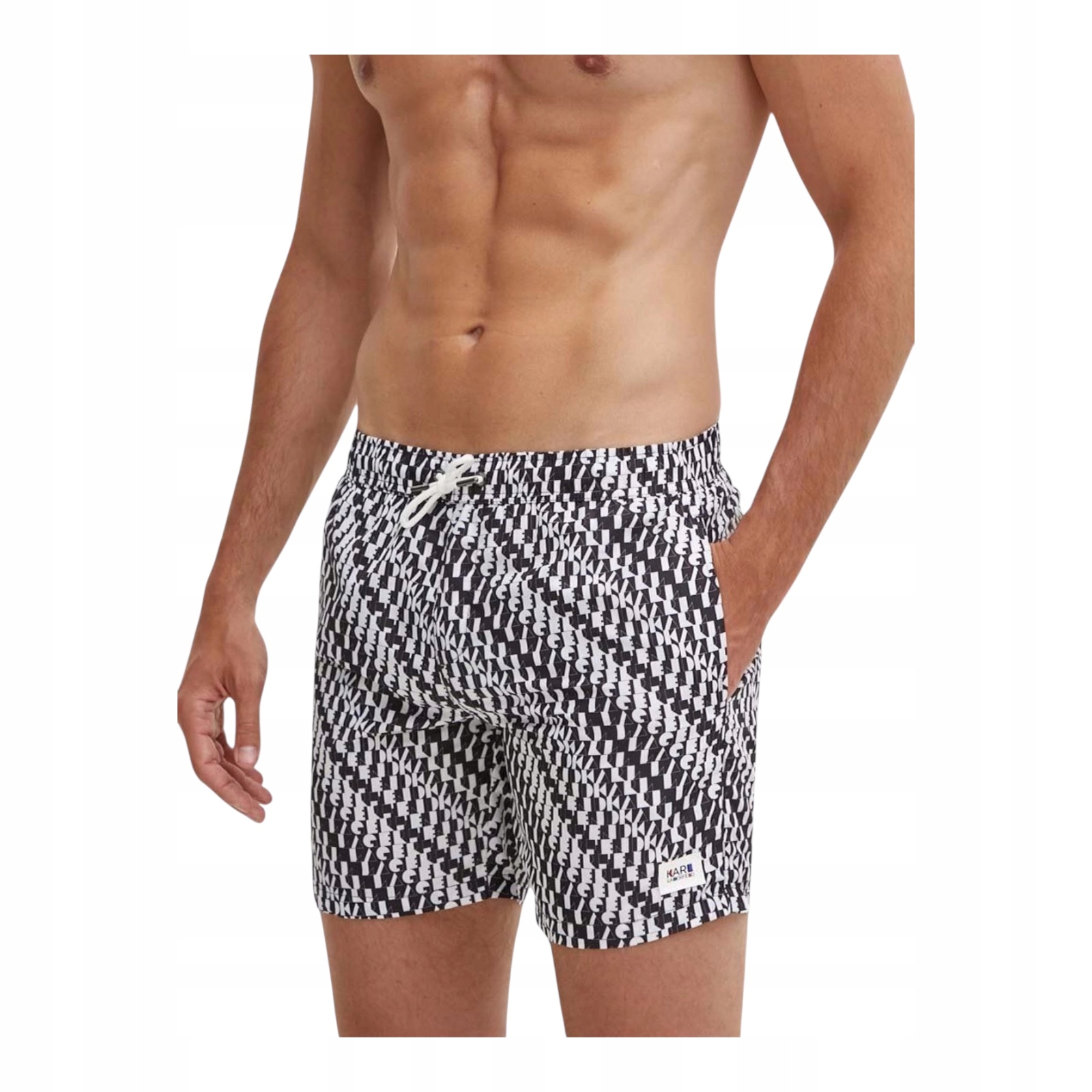 Pánské koupací šortky Karl Lagerfeld Beachwear KL20MBM09 Velikost M