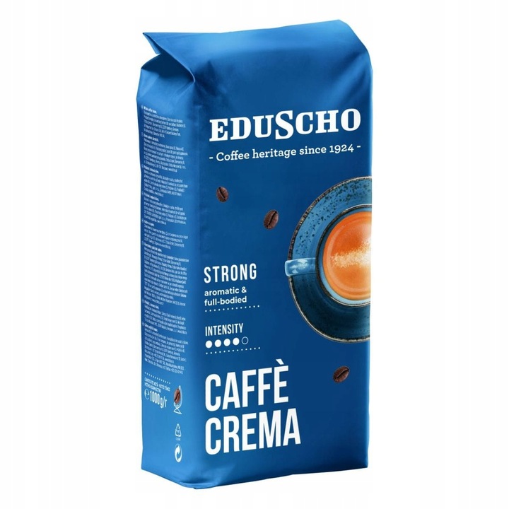 Eduscho Caffè Crema Strong 1 kg Káva Zrnková Arabika Robusta