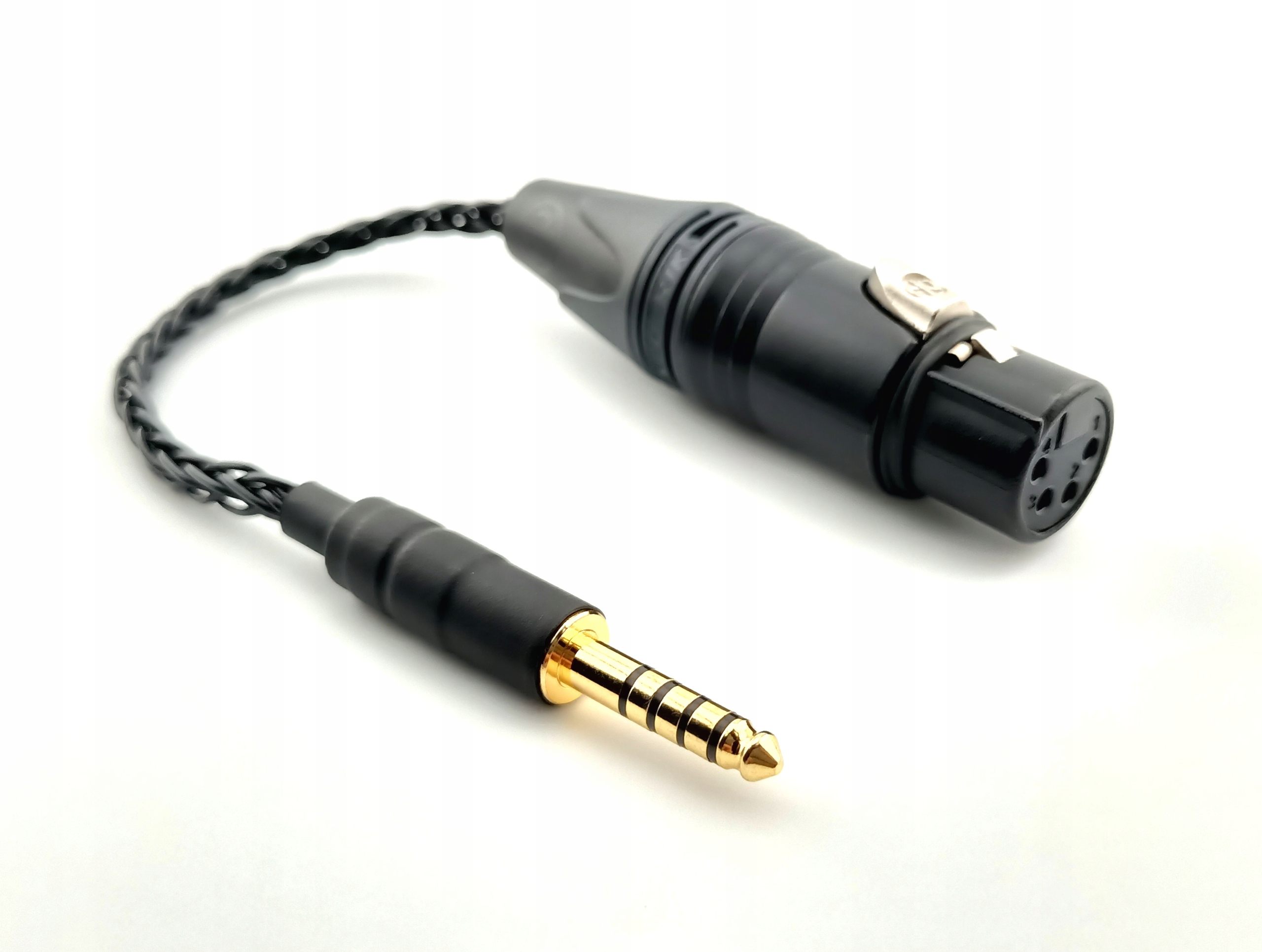 Kábel Adapter Vyvážená Xlr zásuvka 4 Pin konektor jack 4,4 mm 6N Occ 3 m