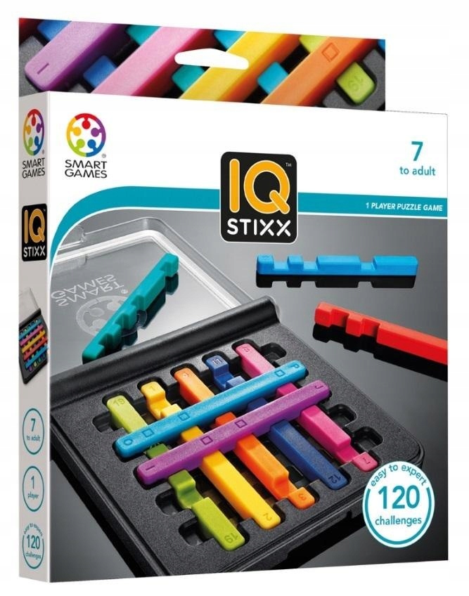 IQ Stixx Smart Games gra logiczna puzzle 3D 7+