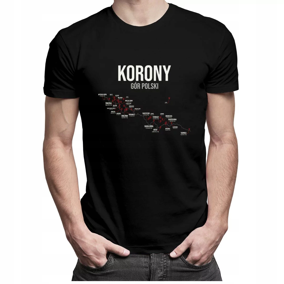 

Korony Gór Polski męska koszulka motyw góry