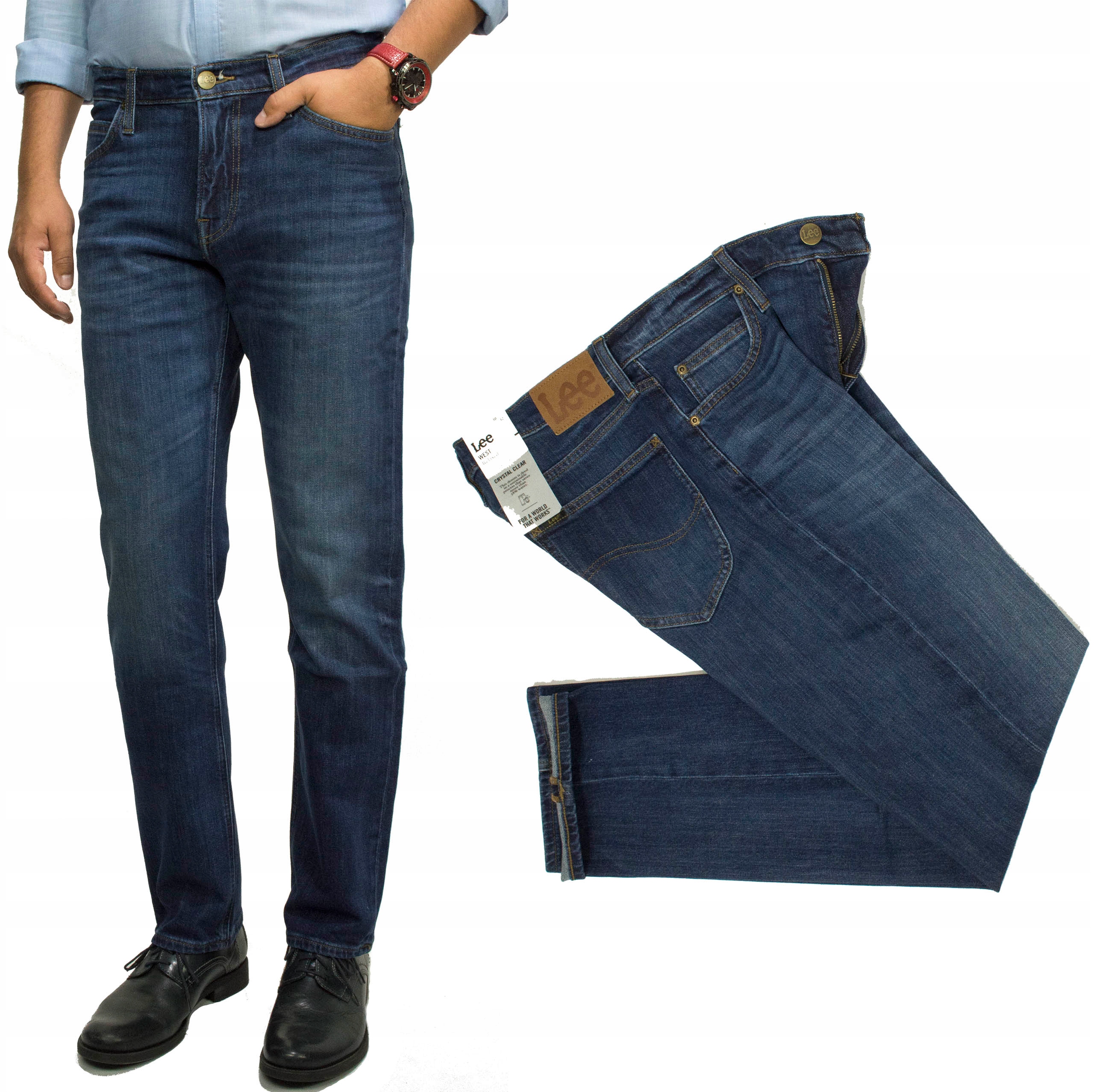 Lee West Silver Lake pánské džíny jednoduché klasické W31 L34