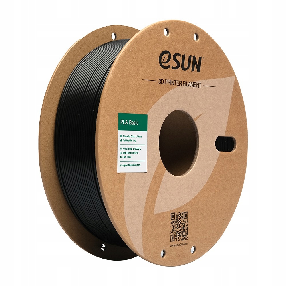 Filament eSUN PLA Basic Czarny 1KG