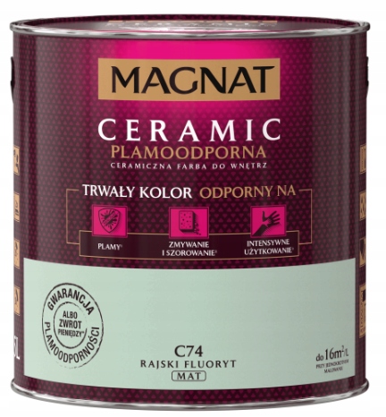 Farba Magnat Ceramic 2,5L C74 Rajski Fluoryt