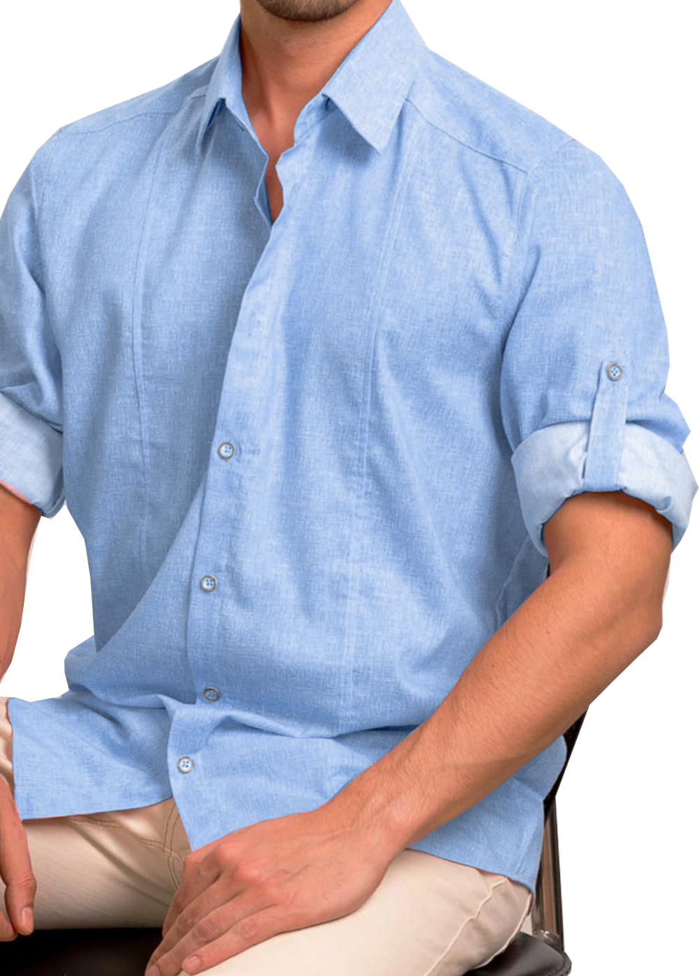 Pánská košile Mondo Lniana Casual pro každodenní nošení