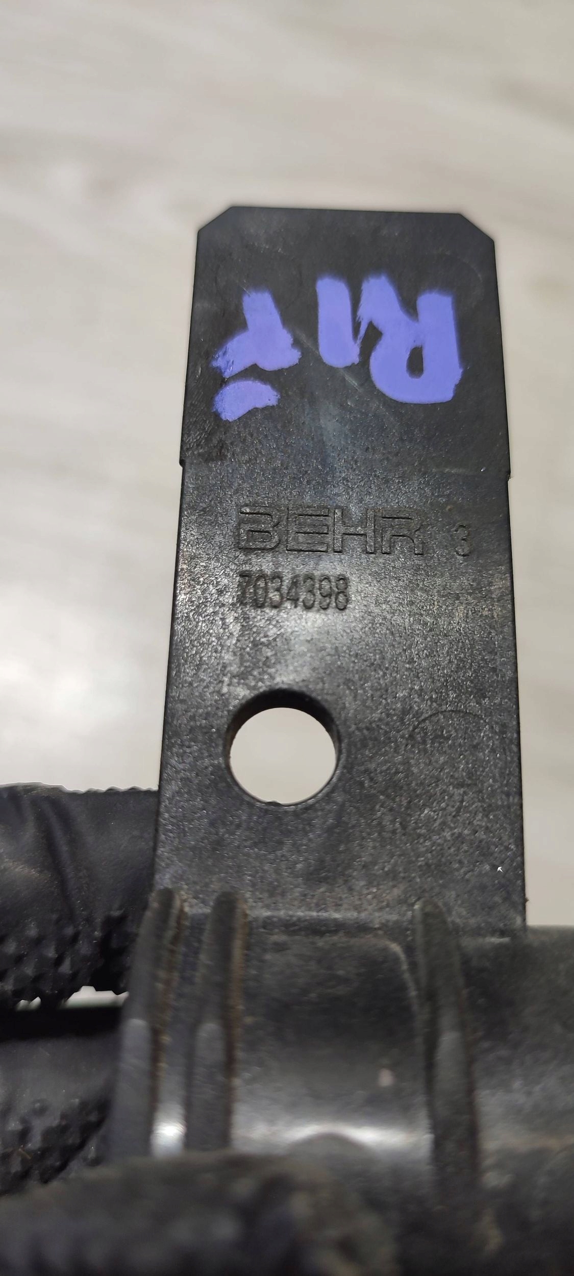Support plaque Radiateur Peugeot Rifter 8687802