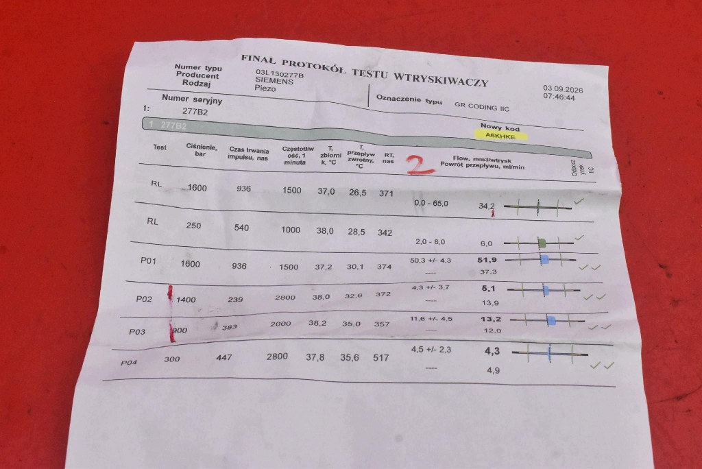 nozzle injector 03L130277B VW GOLF 6 VI 1.6 TDI 08-15