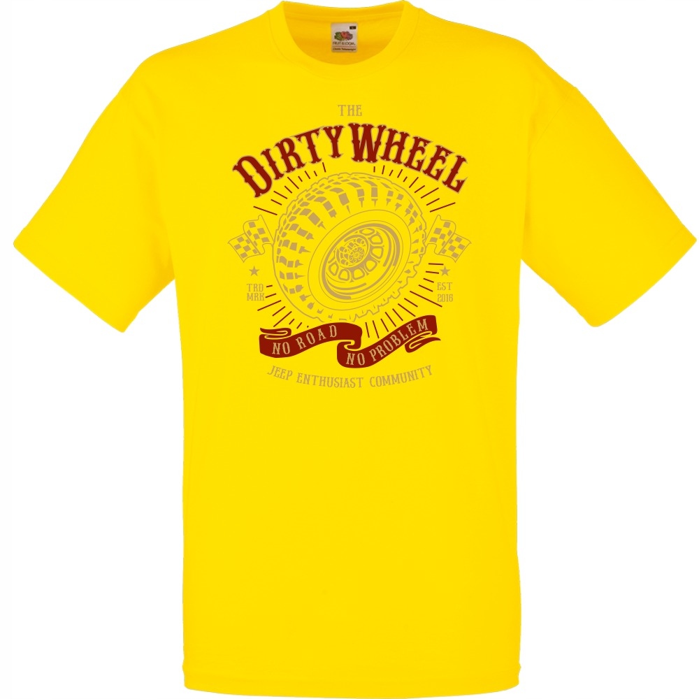 

Koszulka Dirty wheel opona monster truck auto XXL