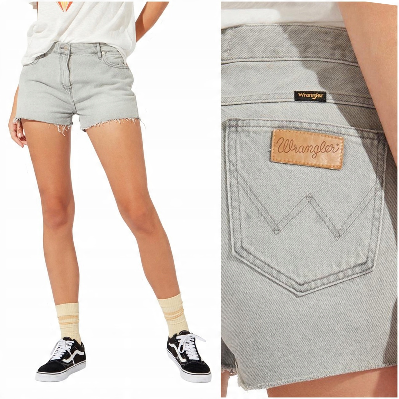 

Wrangler Boyfriend Damskie Szorty Jeansowe Xs