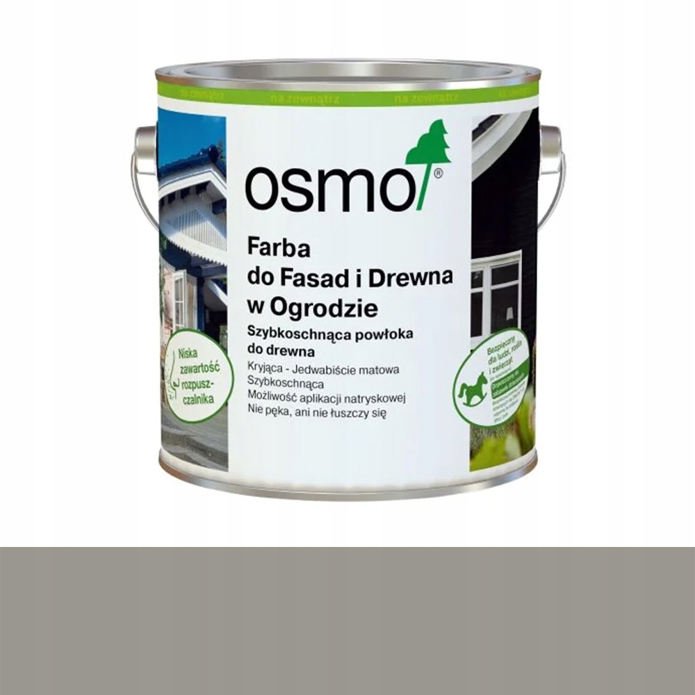 Osmo Barva pro fasády a dřevo v zahradě 7542 Betonově šedá 0,75L