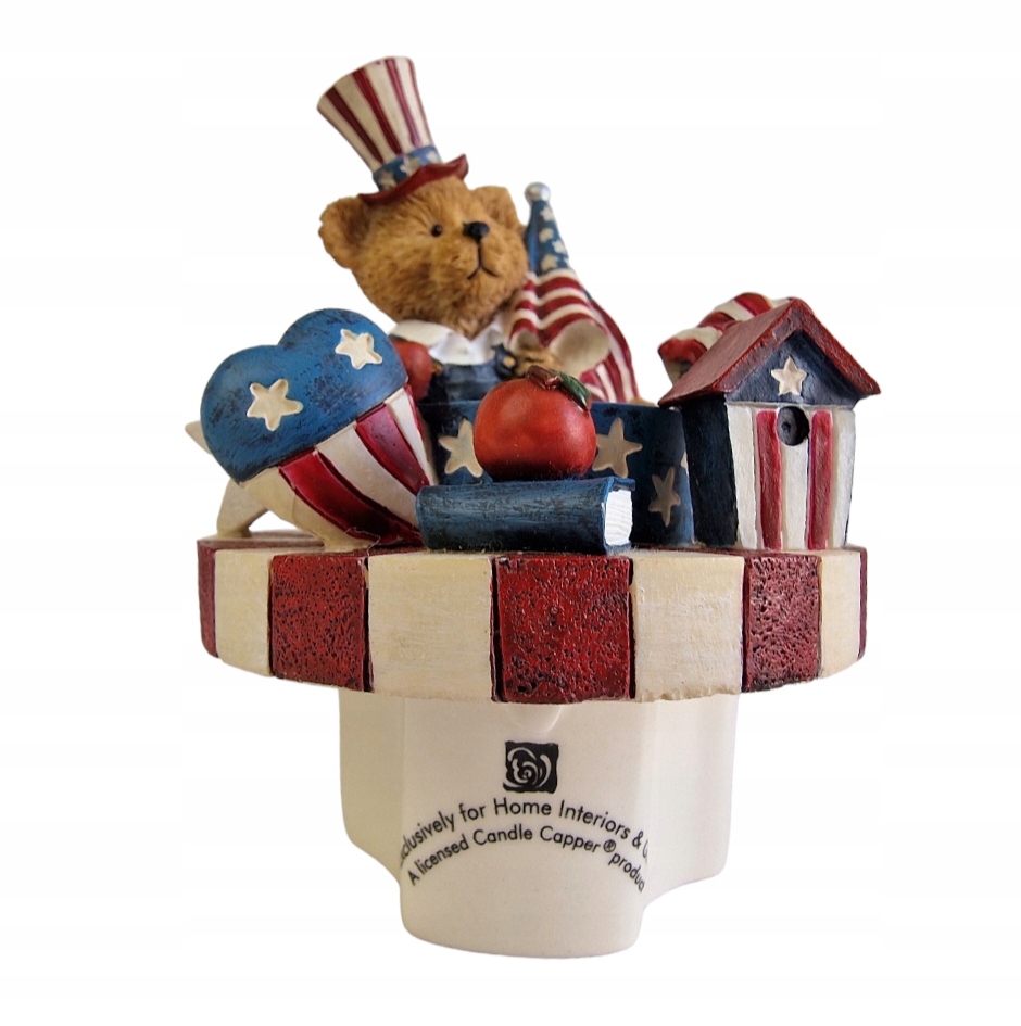 ZABAWNY ŚWIECZNIK DEKORACJA AMERYKAŃSKA / ŚWIECZNIK NA ŚWIECE