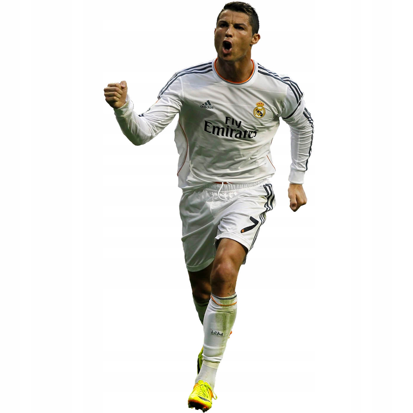 Naklejka na ścianę dla dzieci piłka nożna Ronaldo 200 cm na 120 cm