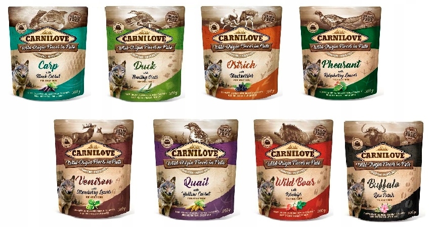 Levně Carnilove Dog Sada Mix Chutí sáček 8x300 g 8 balení
