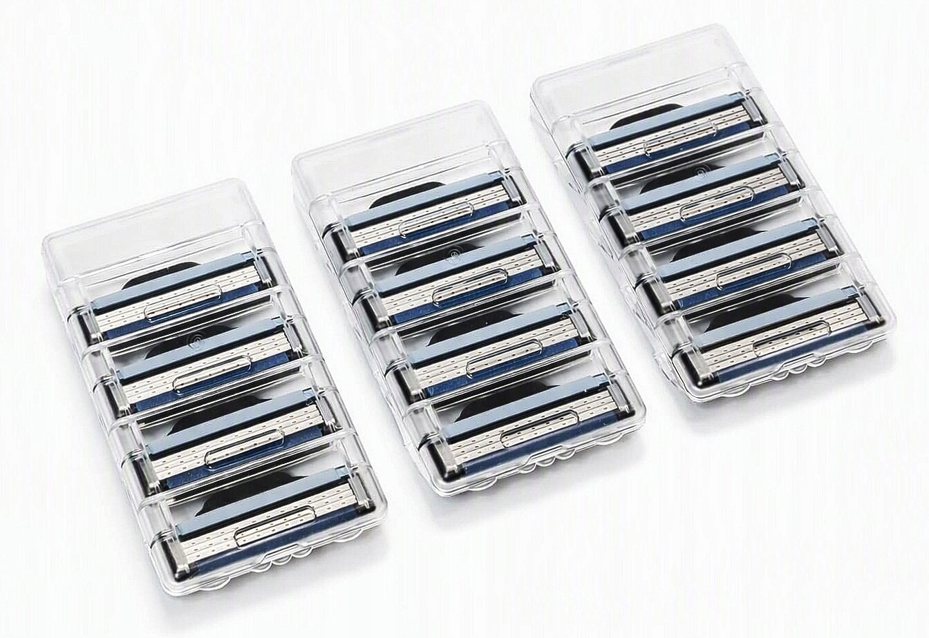 Gillette Mach3 Ostrza Wkłady do Maszynki 12 szt. Oryginalne