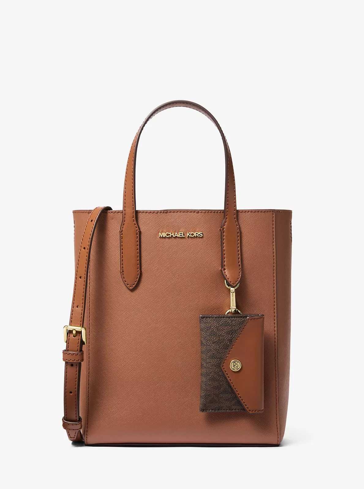 Michael Kors dámská kožená kabelka Vincent hnědá