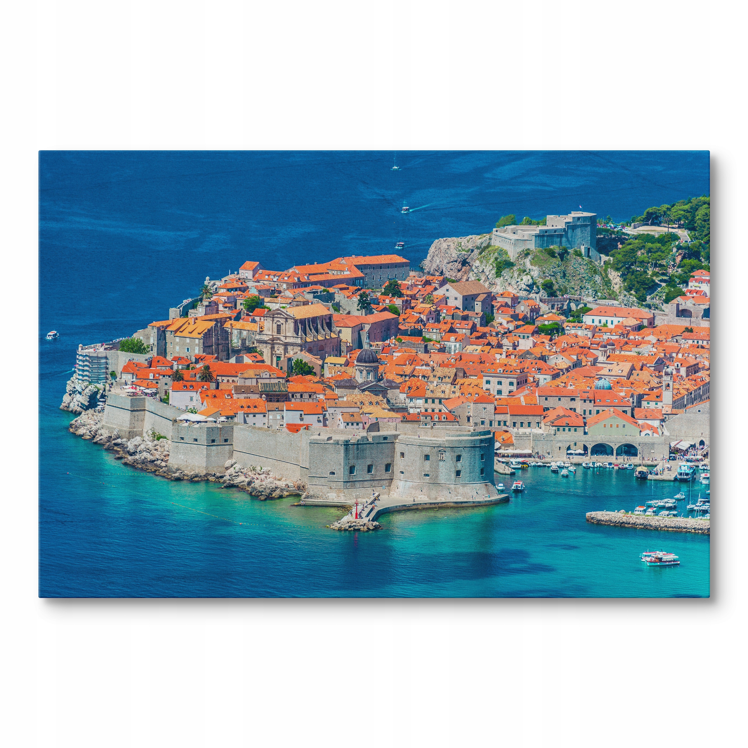 Obraz na plátně Dubrovník Z Letu Ptáka Chorvatsko 60 x 40 cm