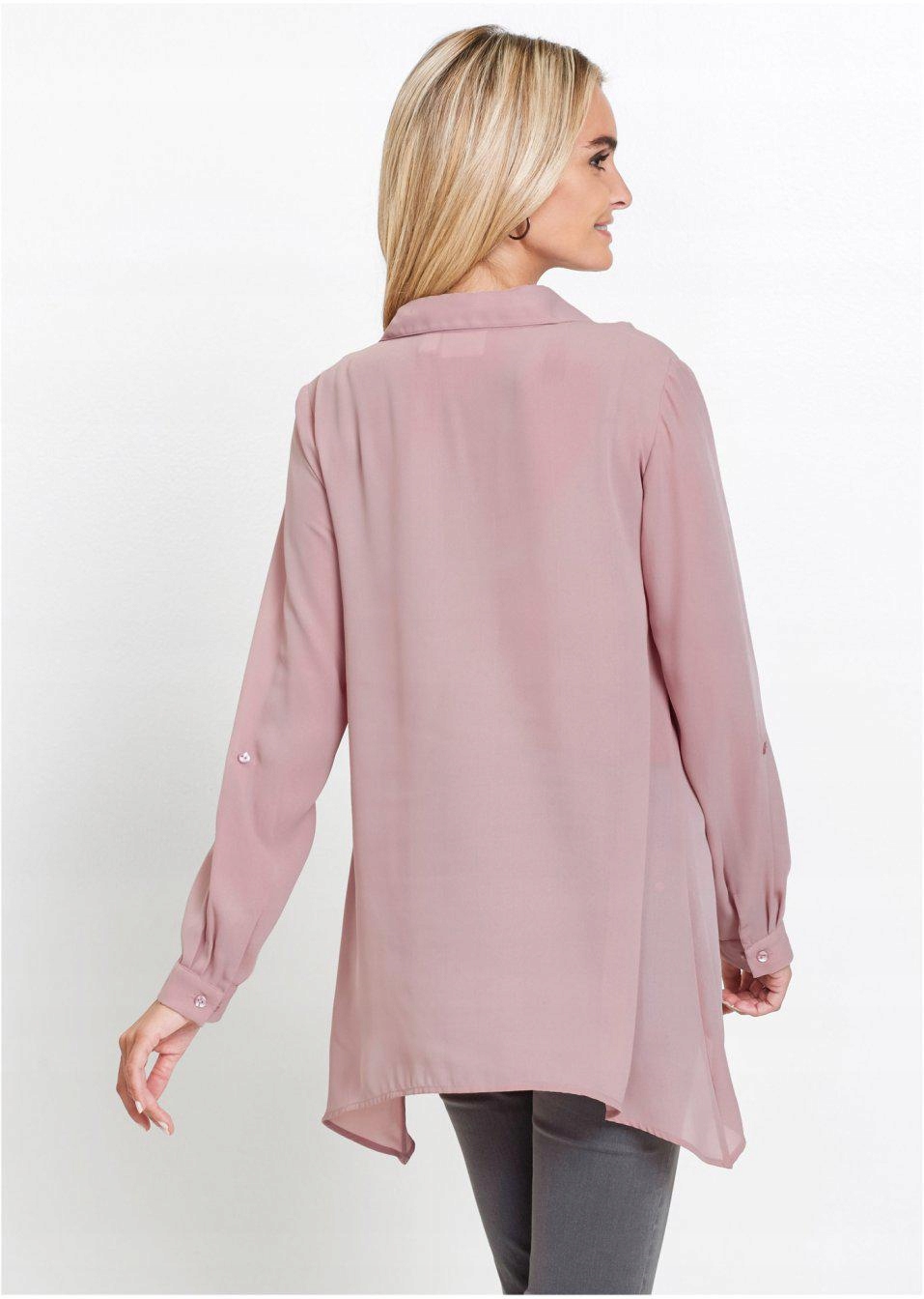 42 Bonprix ASYMETRYCZNA KOSZULA DAMSKA Rozmiar 42