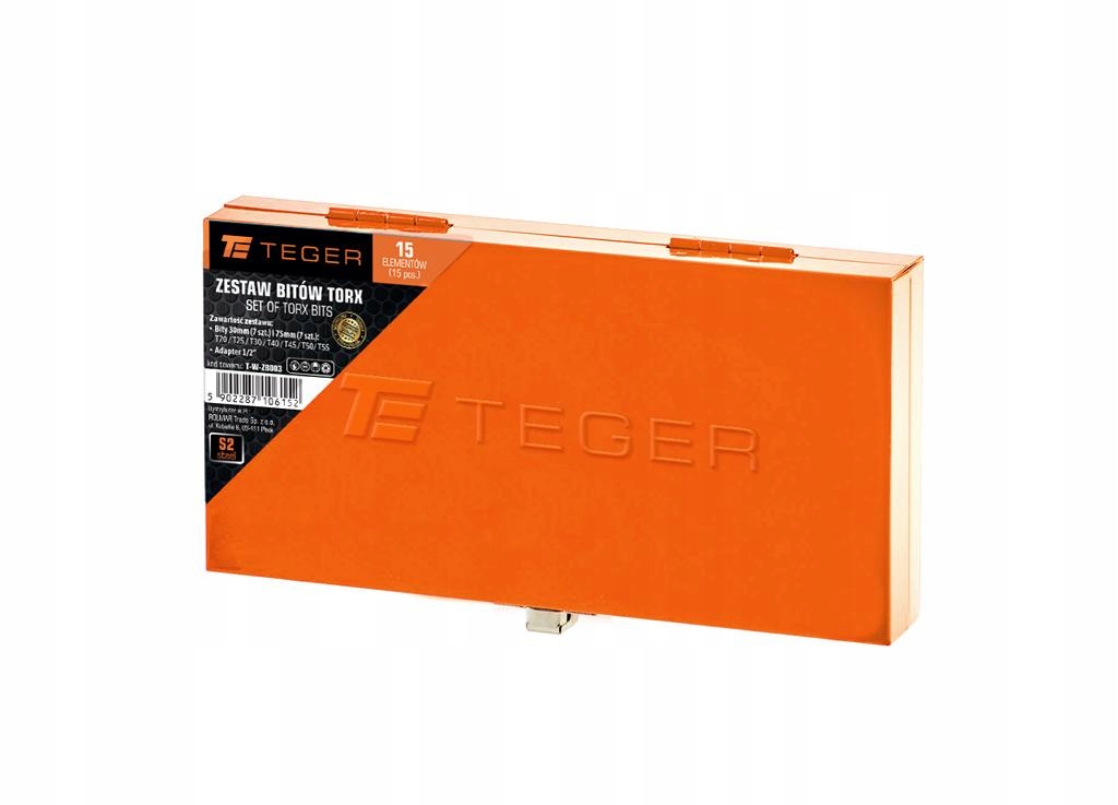 Zestaw bitów TORX 15 el. TEGER