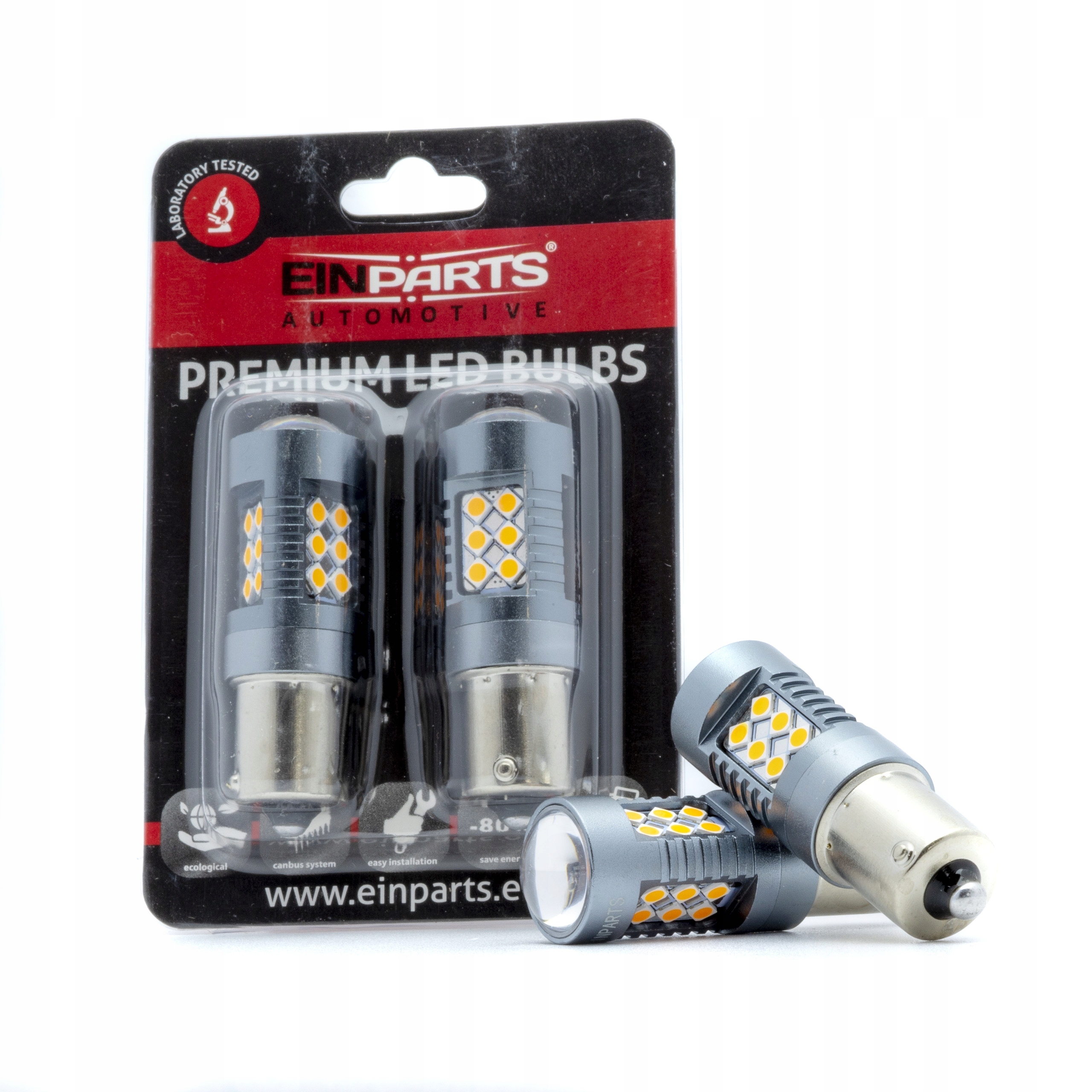 

Żarówki Led PY21W 24 Smd 3030 Canbus Pomarańczowe