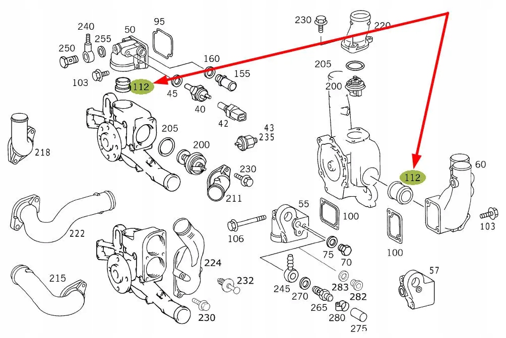 0019865690 Łącznik pompy wody Marka maszyny Claas