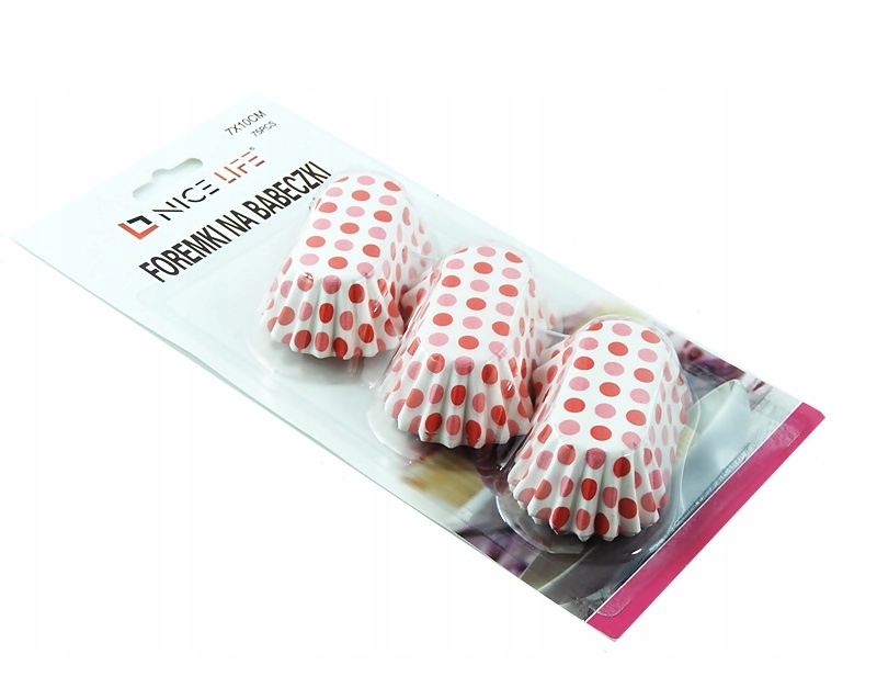 

Foremki Papierowe muffinki mini babeczki 75 szt