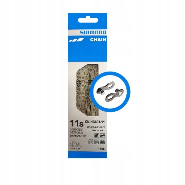 

Shimano Łańcuch 11rz 116 Ogniw CN-HG601 Spinka