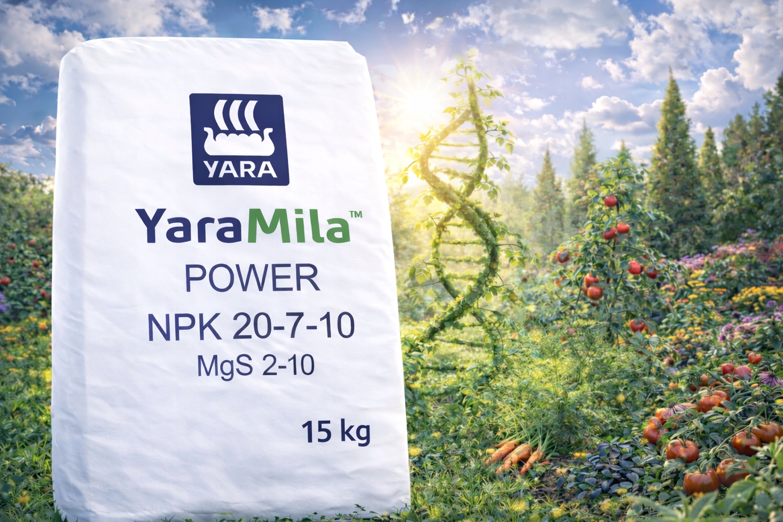 Yara Mila Power – Energie a síla pro růst Profesionální hnojivo 15 kg