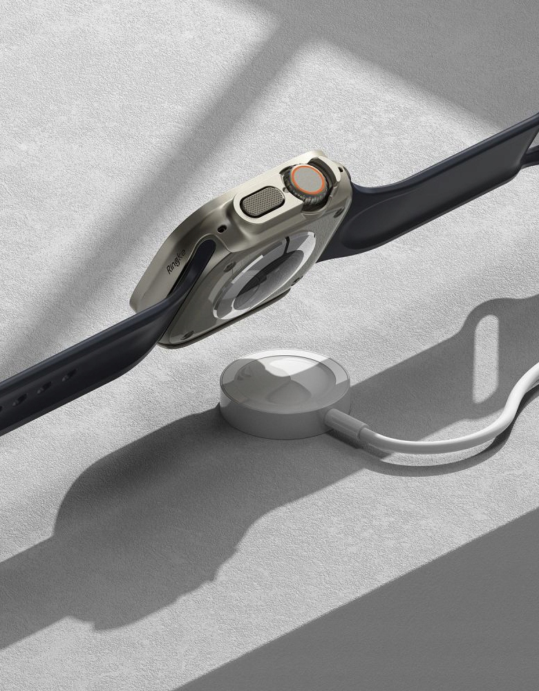 RINGKE ETUI CASE NA APPLE WATCH ULTRA - 2 KOLORY Materiał tworzywo sztuczne