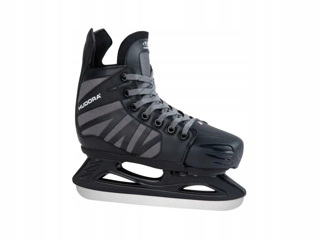 Hudora Power Play hokejové brusle na led černé vel. 32-35