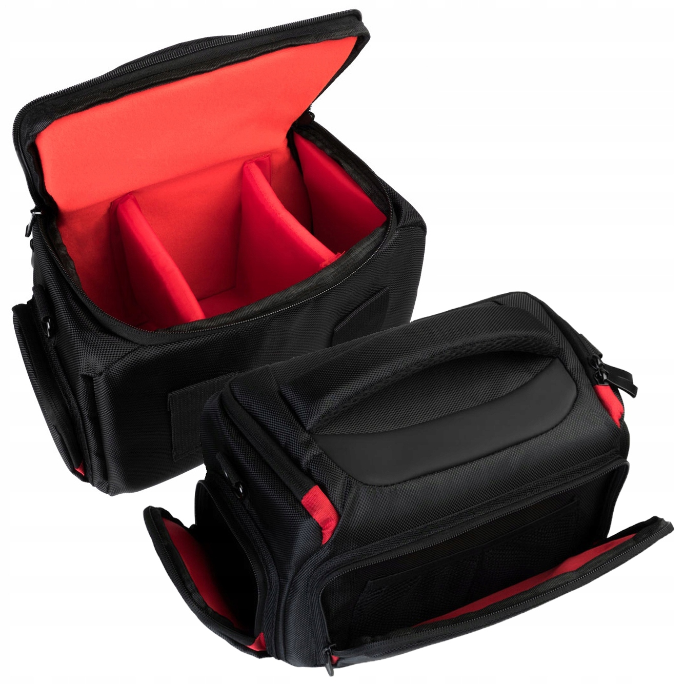 Malá černá fototaška s video pouzdrem Monstr. Boo M