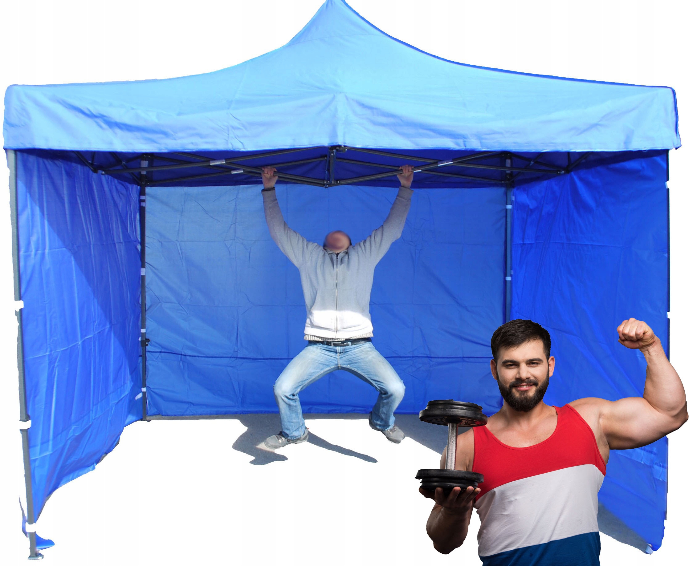 30kg Mocniejszy 3x3 Namiot Ogrodowy Pawilon Handlowy Automatyczny Składany