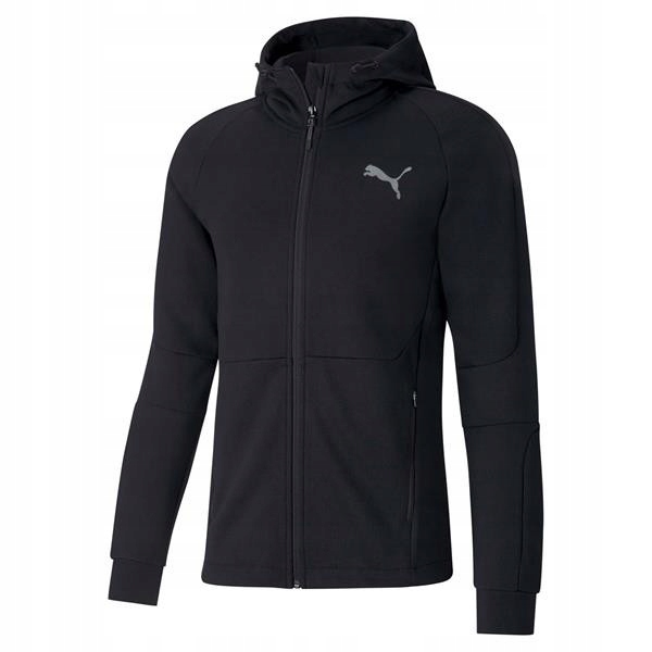Pánská Puma 58346701 Evostripe Fz černá Pánská mikina S
