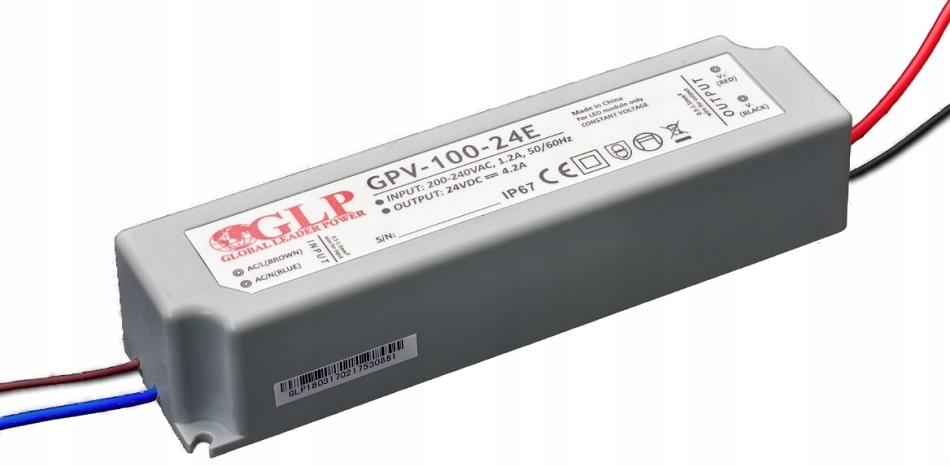 Zasilacz do LED GPV-100-12E 12V/100W/IP67