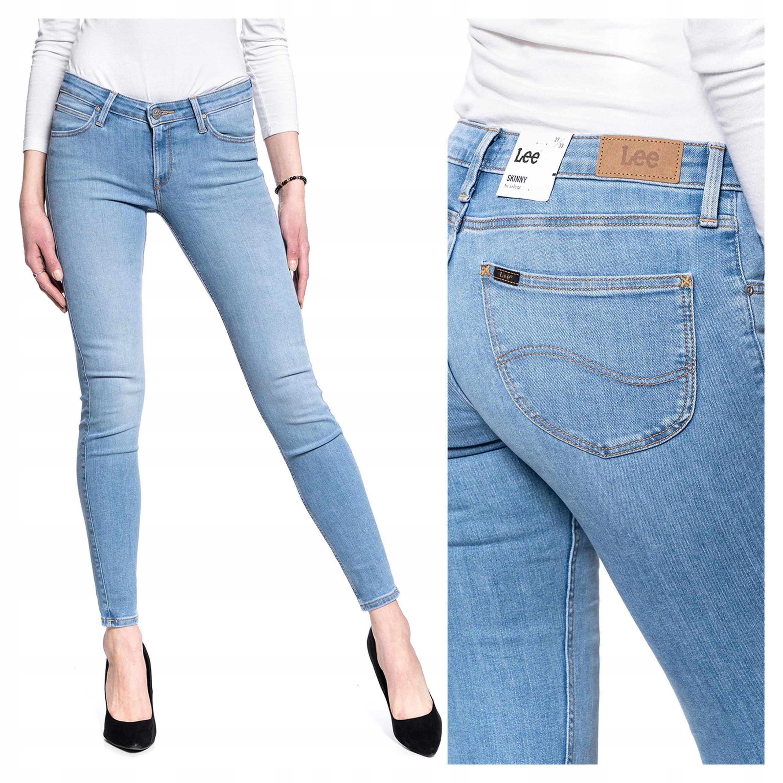 Lee Dámské Džínové Kalhoty, Zúžené Džíny, Přiléhavé, Velikost 29 L31