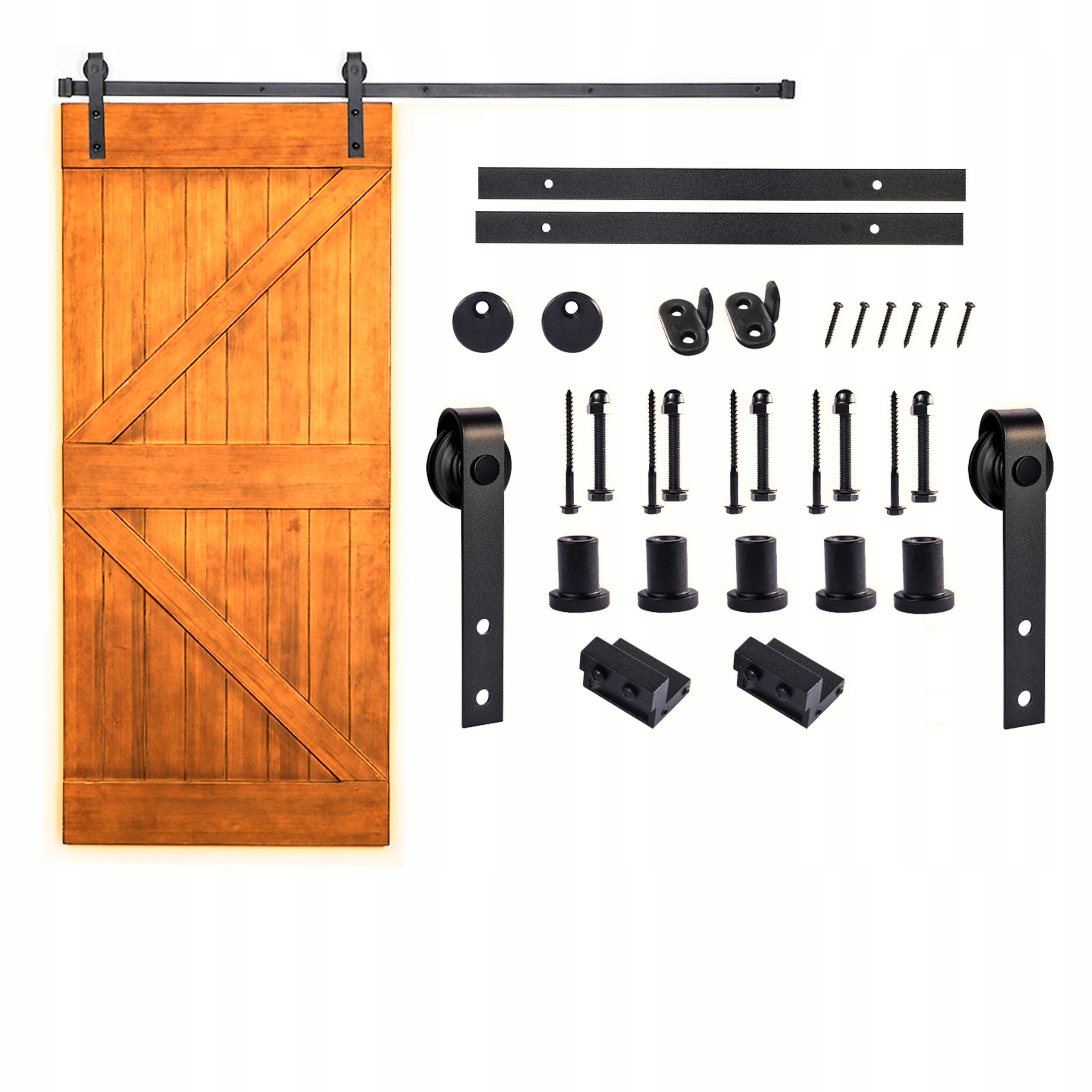 System przesuwny LOFT Z PROWADNICĄ Z LITEGO METALU, 2 m