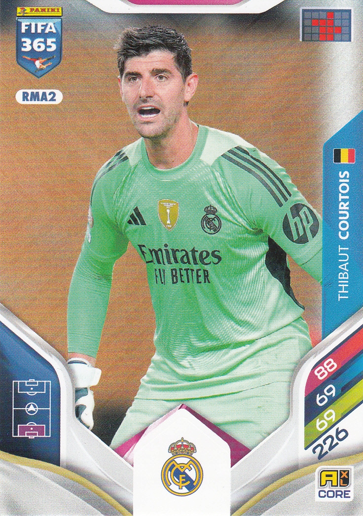 Karta Kolekcjonerska Panini Fifa 365 2026 Team Mate Thibaut Courtois RMA2