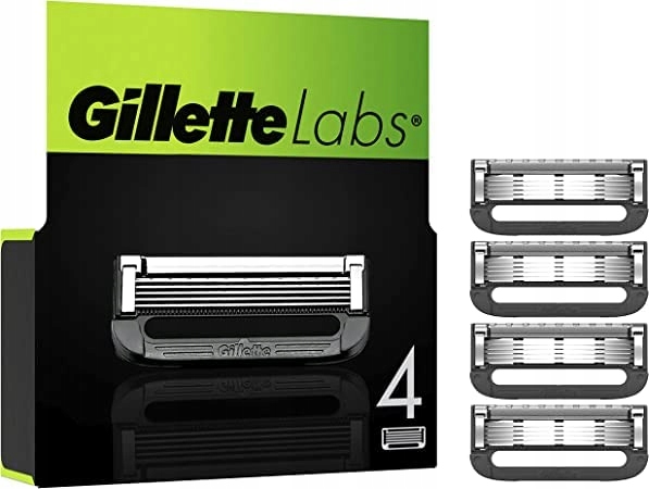 Gillette Labs 4 Náhradní Čepele Pro Strojek S Čisticím Prvkem
