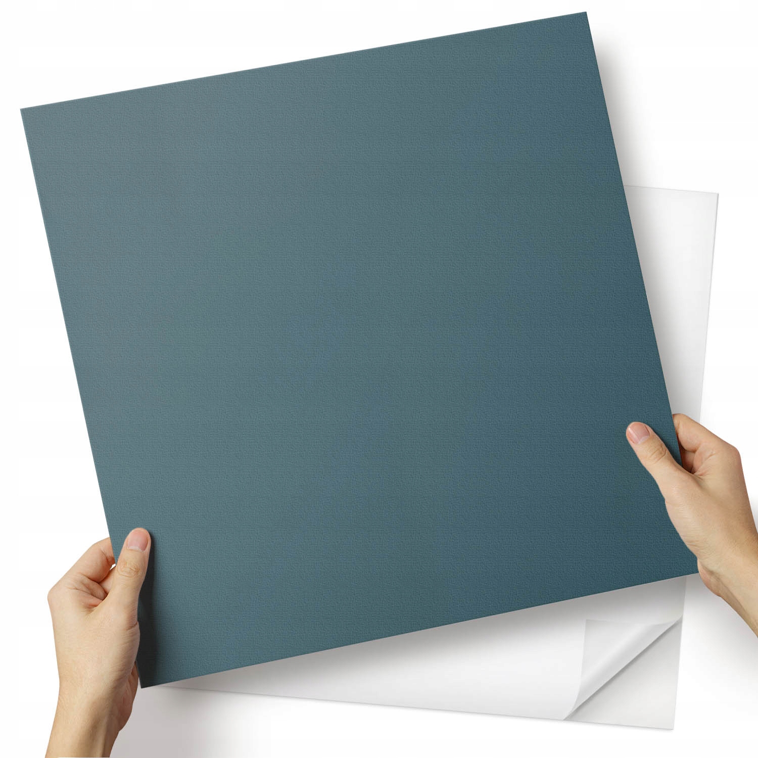 Sada vinylových panelů Jednoduchá montáž Hluboká mořská barva 4x50x50 cm