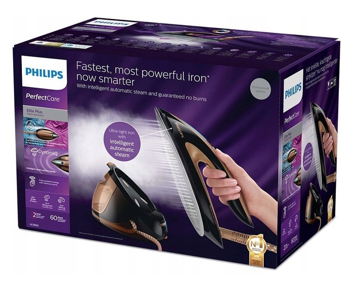 ŻELAZKO GENERATOR STACJA PARY PHILIPS GC9682/80 2700W SKLEP Model GC9682/80