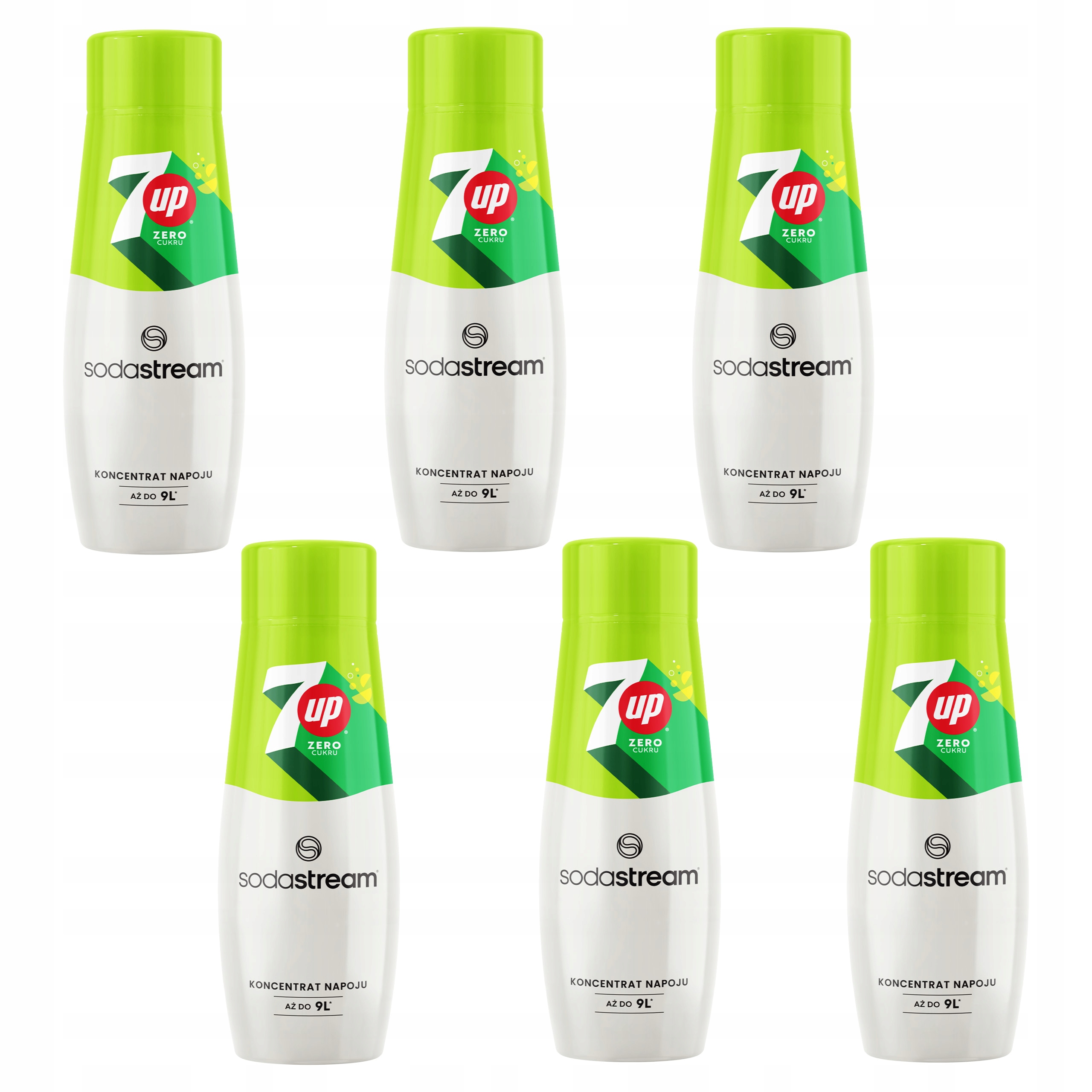 Levně SodaStream sirupy do saturátoru 0 cukru 6x7UPFree