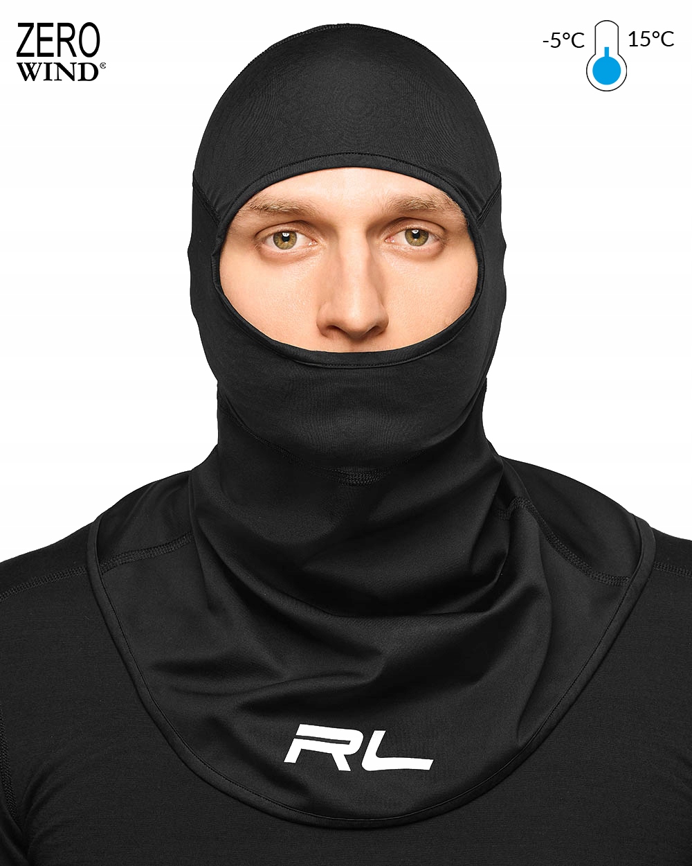 Motocyklová termoaktivní lyžařská kukla pod zimní helmu, zateplená