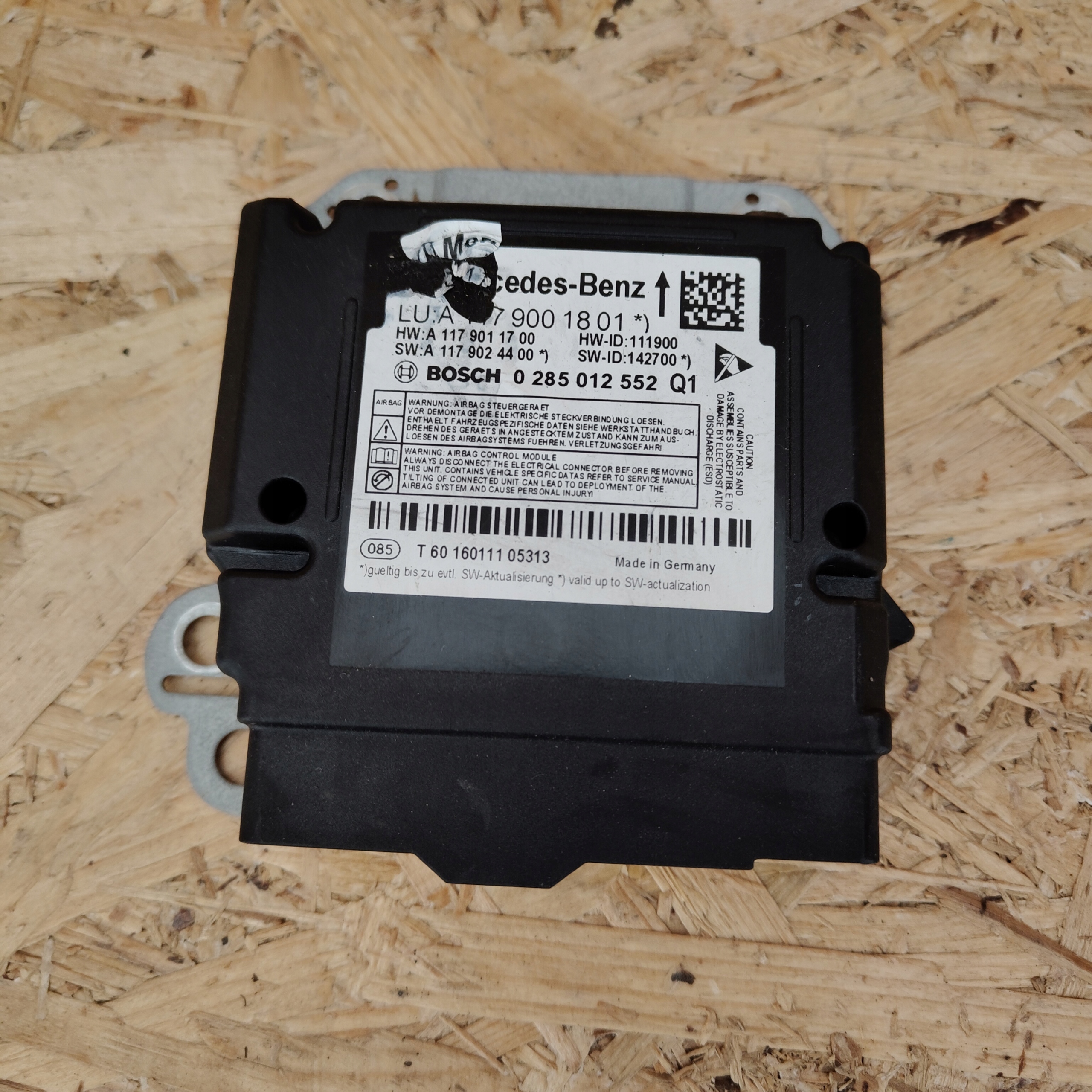 module airbag SENSOR MERCEDES CLA W117