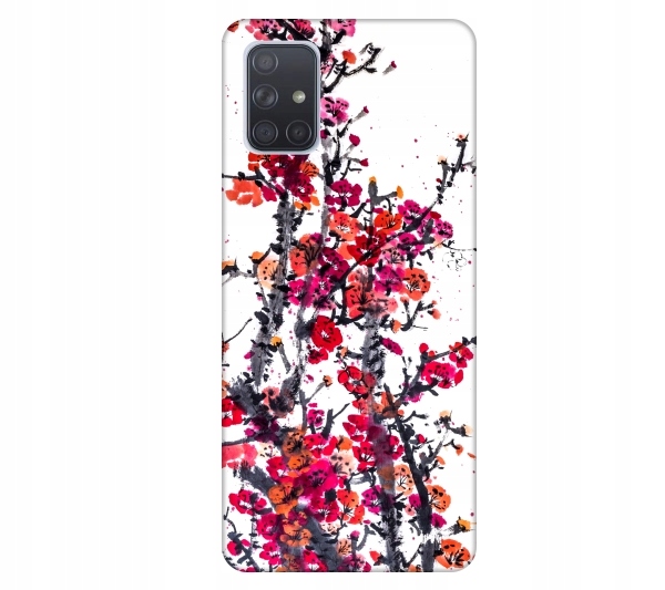 

Etui wzory do Samsung Galaxy A71 Kwiaty akwarela c