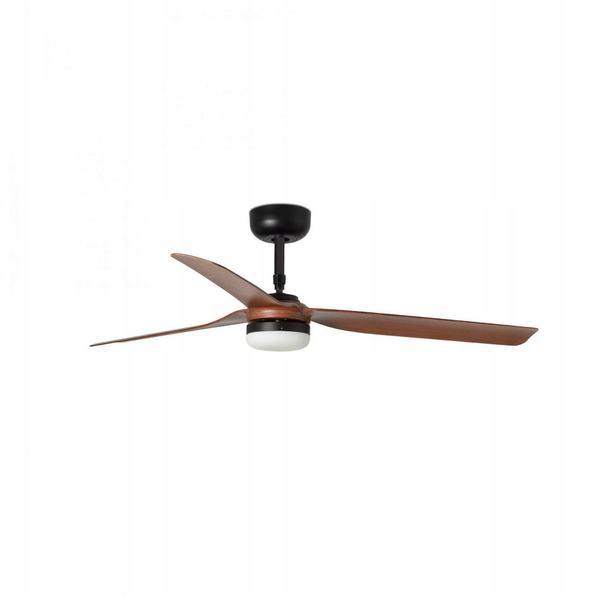 Faro Punt M Led čierny/tmavé drevo, DC motor, stropný ventilátor s Led