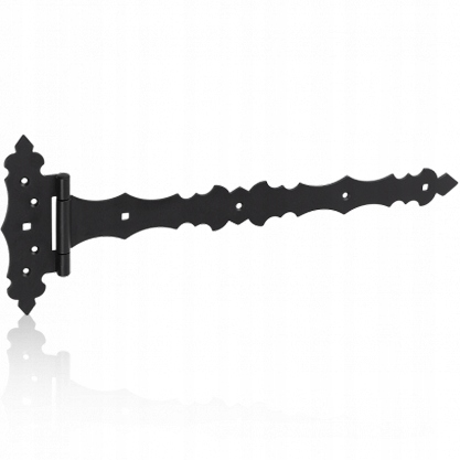 

ZOB400C Zawias Trójkątny Ozdobny Czarny 400x170