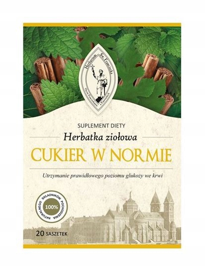 

Herbata Herbatka Cukier W Normie 20x5g Herbarium