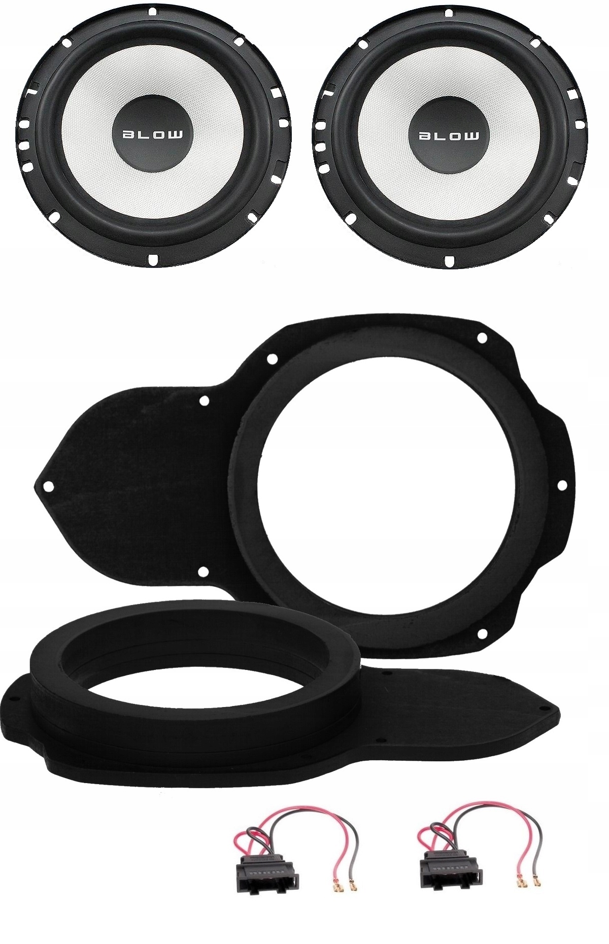 Blow WK650 Basové reproduktory do auta 165 mm vzdialenosť Vw Passat B6 CC
