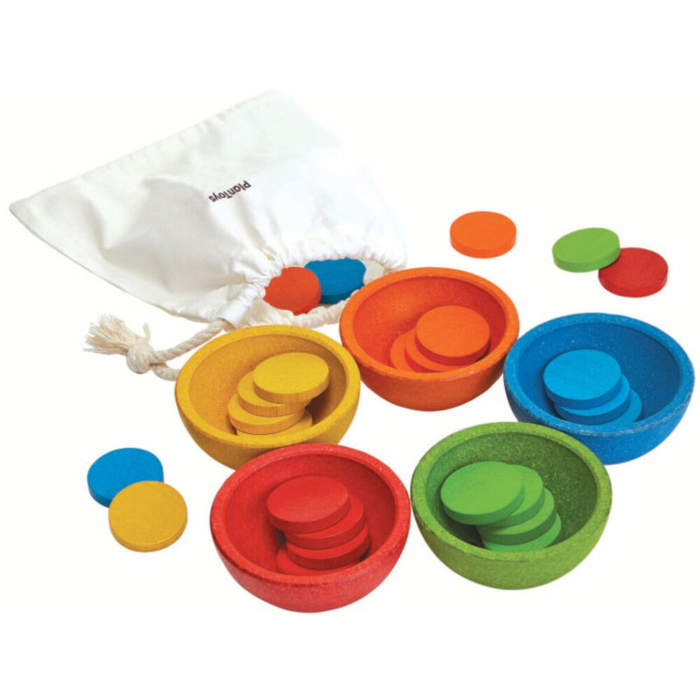 

Sortuj i licz kolorowe żetony Plan Toys