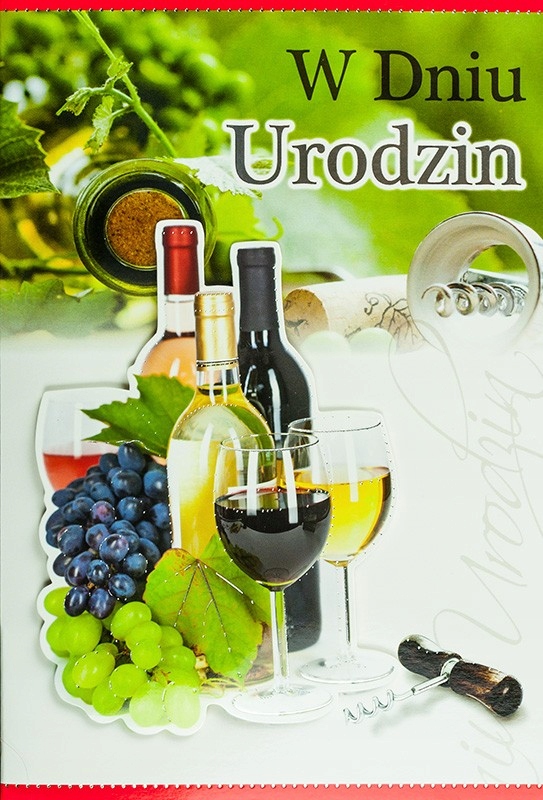 

Kartka z życzeniami urodzinowymi przestrzenna M749